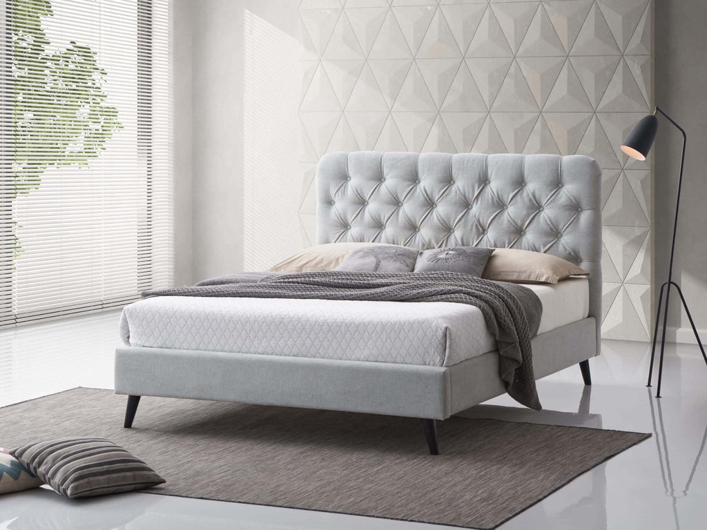 Cashel Tufted Upholstered Bed Frame