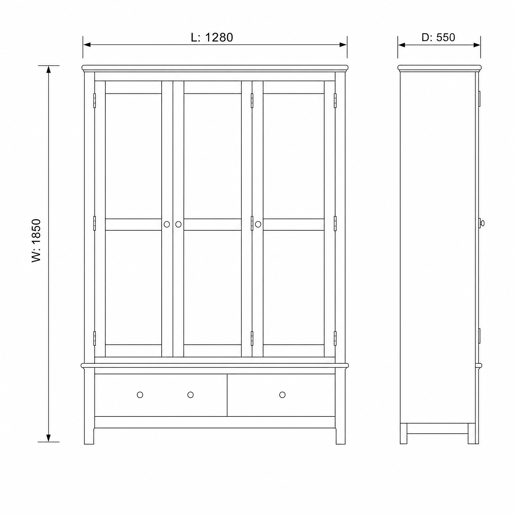 Appleby Triple Robe