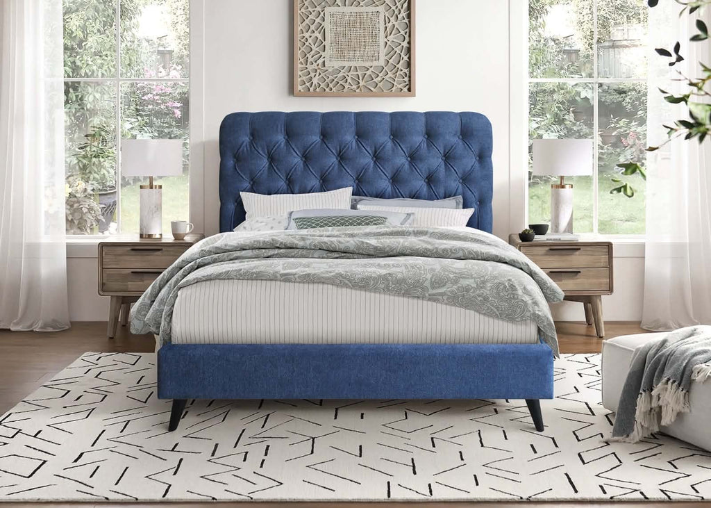 Cashel Tufted Upholstered Bed Frame